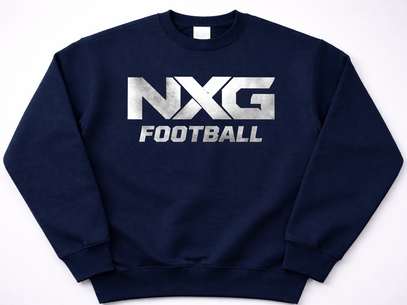 NXG Official Navy Crewneck Silver/Foil